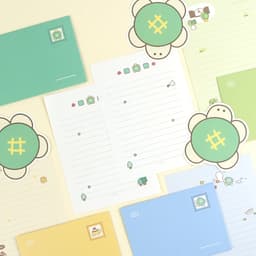 [ピンクフット]ヘンブギ便箋 1