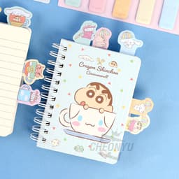 [サンリオ]シナモロール x クレヨンしんちゃん インデックス付箋メモ 3
