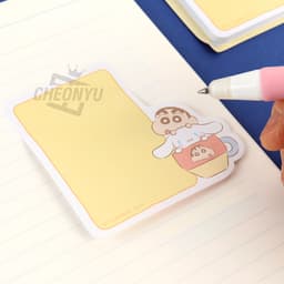 [サンリオ]シナモロール x クレヨンしんちゃん 付箋メモ 4