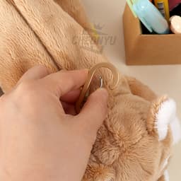 ぬいみ 伏せポーズのわんにゃんぬいぐるみペンケース 5