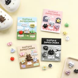 [アイコニック]ドゥードゥル シューズチャーム 靴アクセサリーパーツ 1