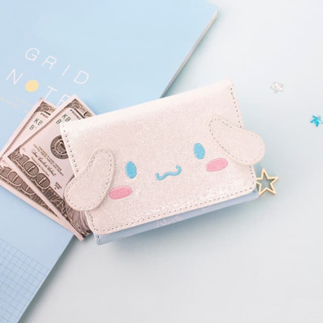 [サンリオ]シナモロール フェイス二つ折り財布 1