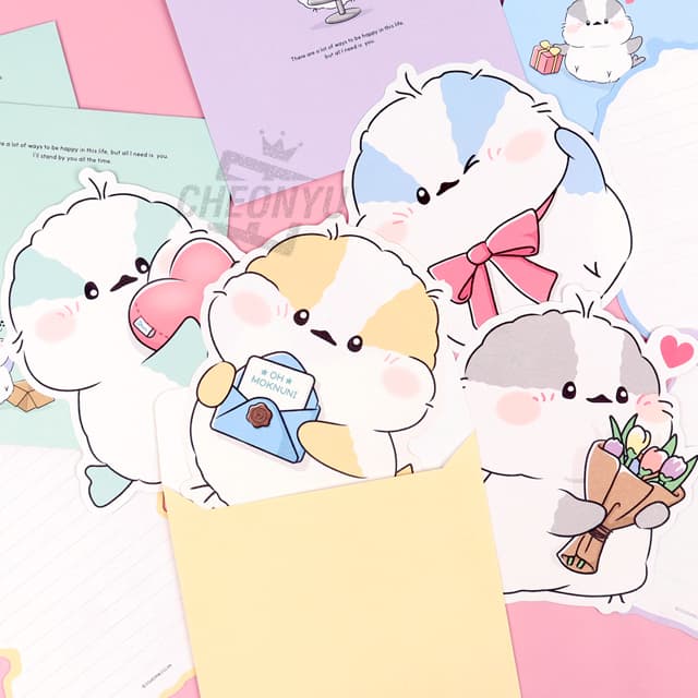 [スイム&クリム]オモクヌンイ形便箋 単品（ランダム発送）