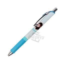 [モンチッチ]モンチッチ エナージェルボールペン 0.5mm_ミントチェック 4