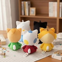 [ケロロ]ちびギロロ 猫バッグチャーム 8cm 3