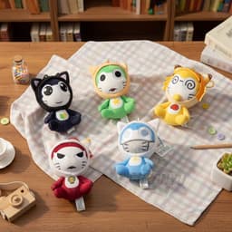 [ケロロ]ちびクルル 猫バッグチャーム 8cm 2