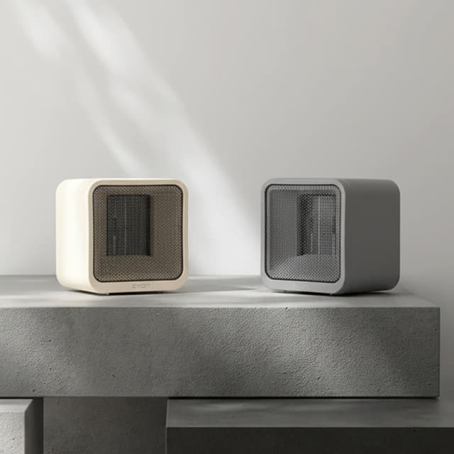 [文化産業]ザイオン PTC ミニ電気ファンヒーター