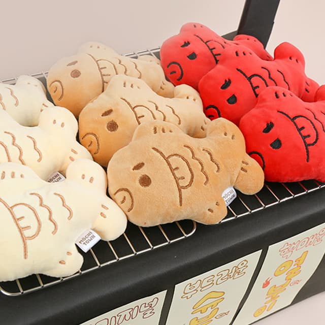 [キキクォッカ]モチタウン 鯛焼きホットパックぬいぐるみ
