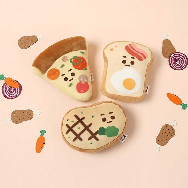 [キキクォッカ]モチタウン もぐもぐホットパックぬいぐるみ