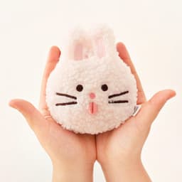 [キキクォッカ]モチタウン ふわふわ顔型ホットパックぬいぐるみ 2