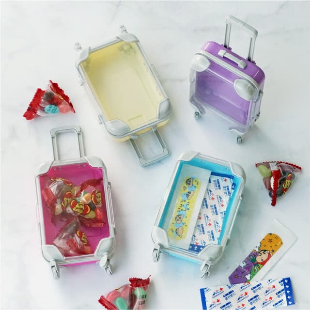 [ブリスクスタイル]カラーミニチュアキャリーケース アクセサリー小物収納ケース