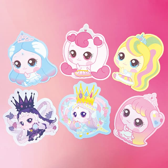 [キャッチ！ティニピン]プリンセス キャッチ！ティニピン 型抜きレターセット 1