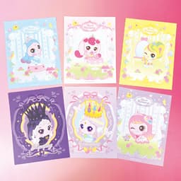 [キャッチ！ティニピン]プリンセス キャッチ！ティニピン 型抜きレターセット 3