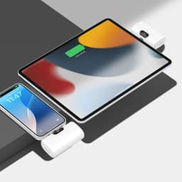 ドッキング式モバイルバッテリー 10,000mAh_ホワイト 2