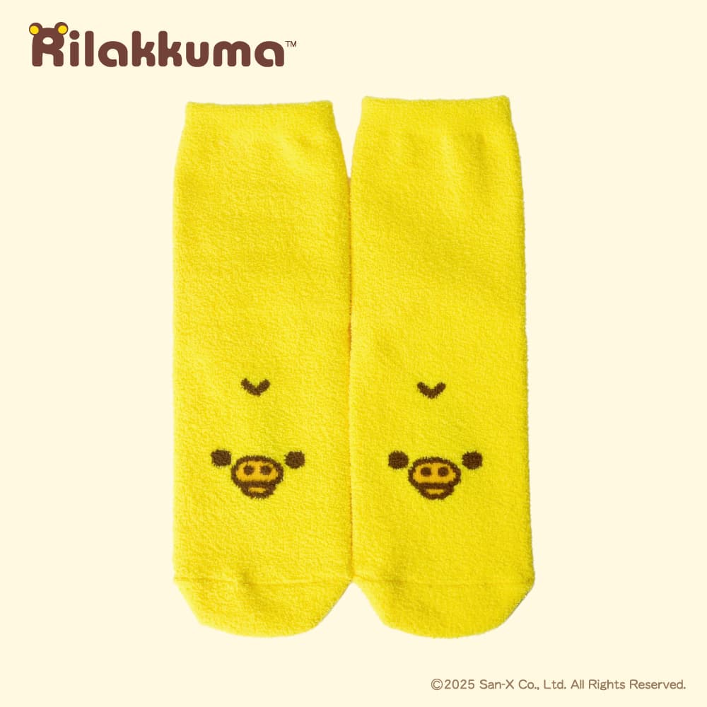 [リラックマ]キイロイトリ ルームソックス 1