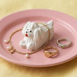 [デコル]わんこ小物皿 3