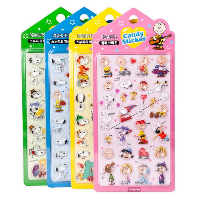 [ピーナッツ]スヌーピー キャンディーステッカー（16個1セット）