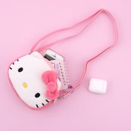 [サンリオ]ハローキティ ふわふわフェイス クロスバッグ 3