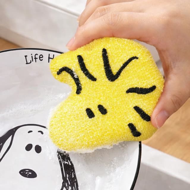 [ピーナッツ]ピーナッツ ウッドストック キッチンスポンジ