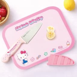 [サンリオ]ハローキティ マシュグミ 子ども用ドマステン丸型安全ナイフセット 1