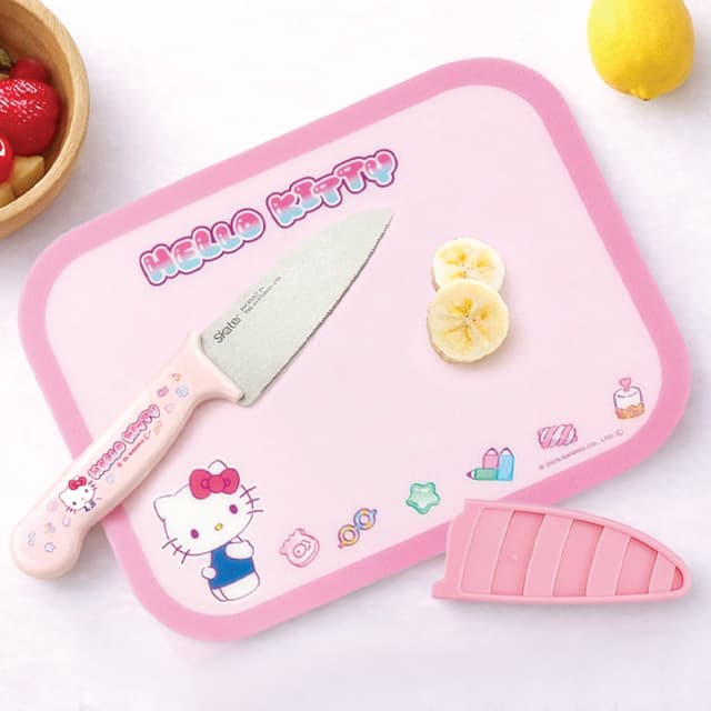 [サンリオ]ハローキティ マシュグミ 子ども用ドマステン丸型安全ナイフセット
