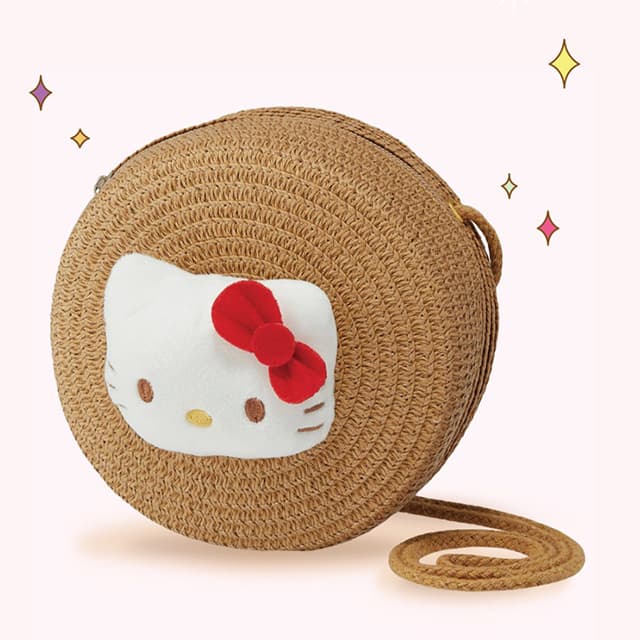 [サンリオ]ハローキティ 丸型ピクニックバッグ 1