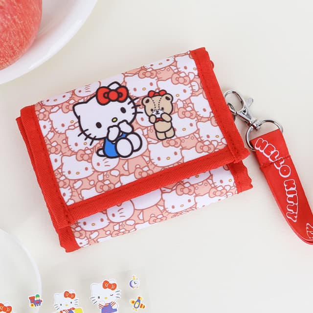 [サンリオ]ハローキティ わいわい 3段ネックレス財布 1