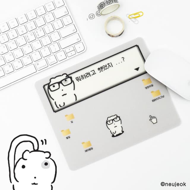 [ノーブランド]ヌンモンイ マウスパッドファイル