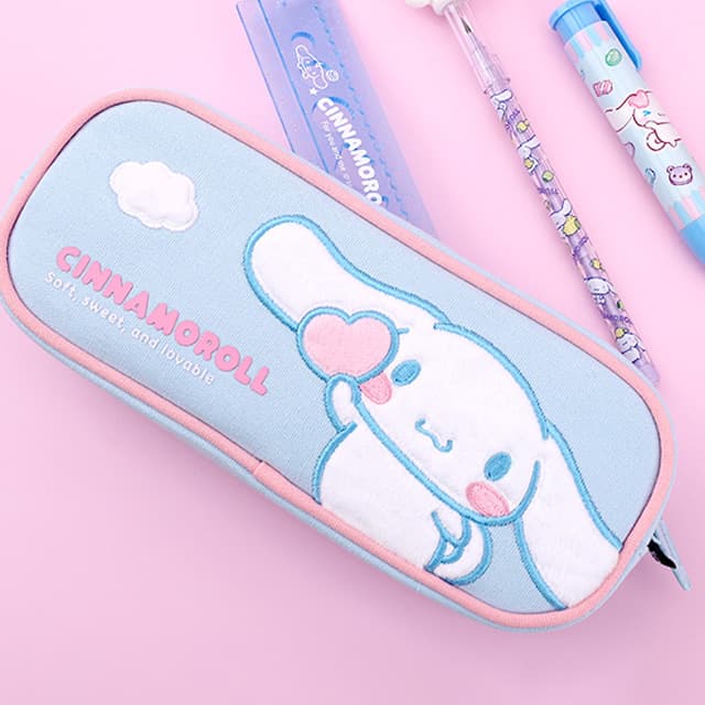 [サンリオ]シナモロール コットンアップリケペンケース 1