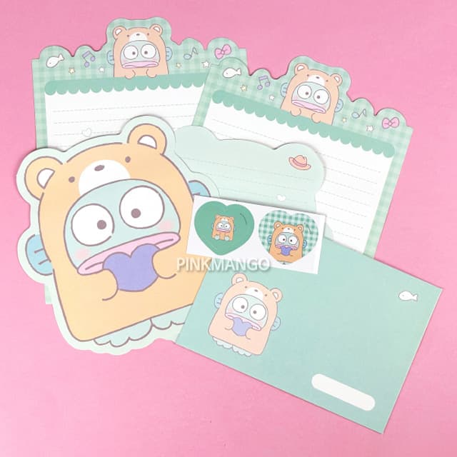 ハンギョドン 模様入り便箋 1