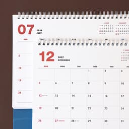 [インディゴ](26-27) ベーシック 18か月卓上カレンダー（26年7月-27年12.. 3