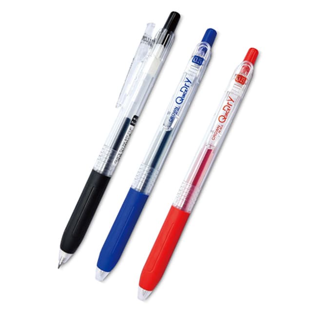 [クラウンボールペン]クイックドライ バイトボールペン 0.5mm (12本1束) 1