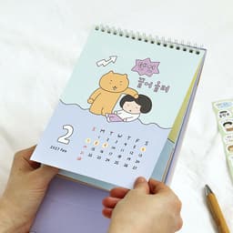 [インディゴ](26-27) マインドフルネス 18か月卓上カレンダー（26年7月-27年.. 3