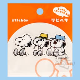 [ピーナッツ]リムーバブルステッカー_スヌーピー・スパイク・オラフ（単品1枚） 2