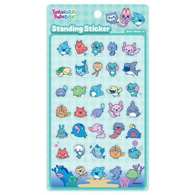 [たまごっち]たまごっち スタンディングステッカー_Blue Water 1