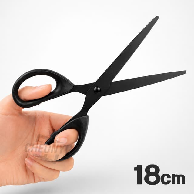 [쓰임&끌림]シンプルベーシックグリップはさみ 18cm (ランダム) 1