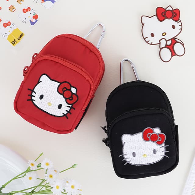 [ウィングハウス]ハローキティ 2段ポケットポーチ