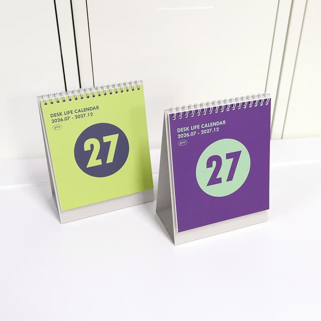 【健忘症】GMZ健忘症 2027 シングルデスクライフカレンダー