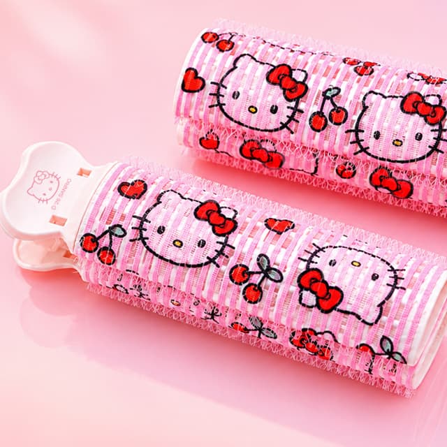 [サンリオ]ハローキティ ビッグサイズ ヘアクリップロール 1P