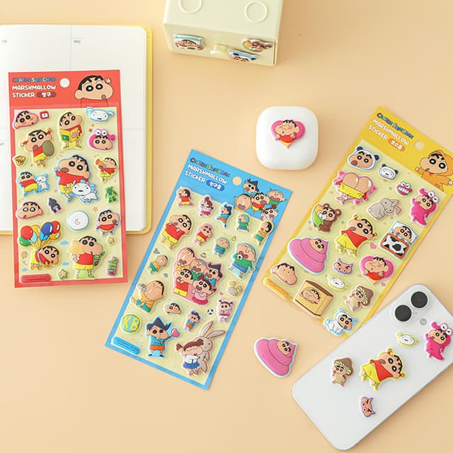 クレヨンしんちゃん マシュマロステッカー
