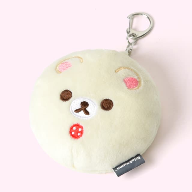 コリラックマ ふわふわフェイスキーホルダー ミラー