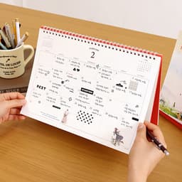 【インディゴ】2027 赤毛のアン A4 卓上カレンダー（イラストデスクカレンダー） 3