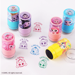 プリンセスキャッチ！ティニピン ほめほめスタンプ 丸型（12個1セット） 1
