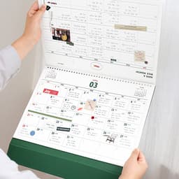 2027 ルナ レトロ大型B4旧暦卓上カレンダー（デスクカレンダースケジューラー） 3
