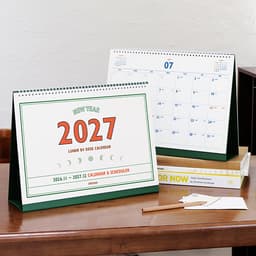 2027 ルナ レトロ大型B4旧暦卓上カレンダー（デスクカレンダースケジューラー） 5