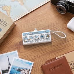 スヌーピーと兄弟たち ドッキング式モバイルバッテリー 5000mAh 4