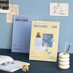 [アイコニック]2027 レコードオン ダイアリー ビッグマンスリー A4プランナー 4