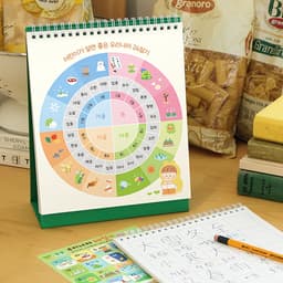 [インディゴキッズ]2027 子ども 二十四節気卓上カレンダー（子ども部屋のデコレーション）歳時風俗 4