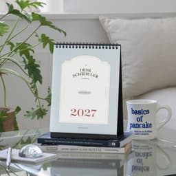 【アイコニック】2027 デスクスケジューラー 卓上カレンダー デスクカレンダー 4