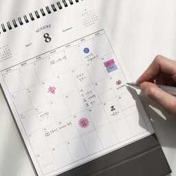 【アイコニック】2027 デスクスケジューラー 卓上カレンダー デスクカレンダー 5